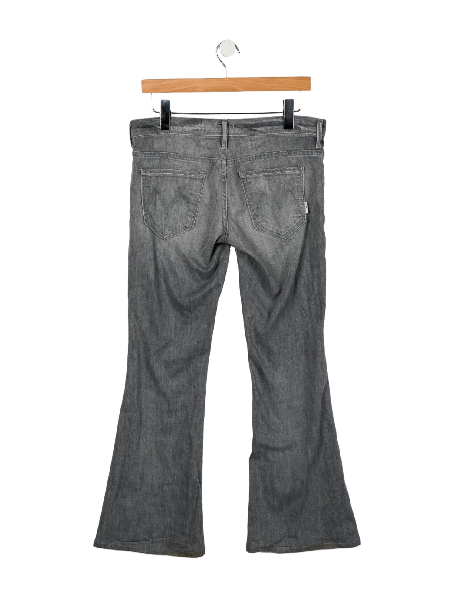 Mother Mid-Rise Wide Leg Jeans