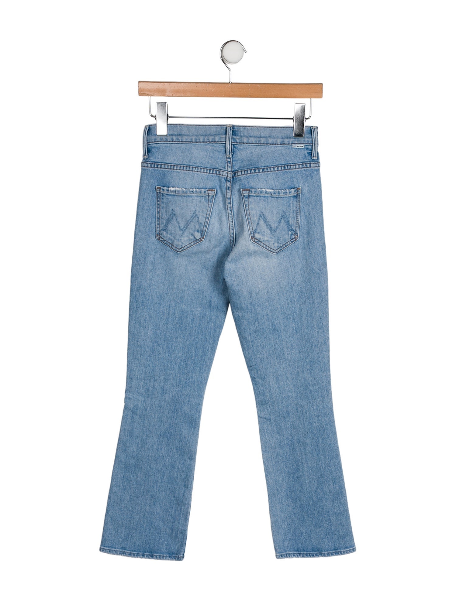 Mother Mid-Rise Straight Leg Jeans
