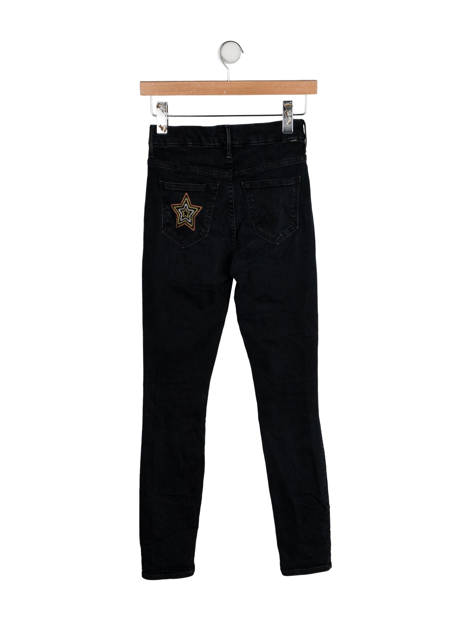 Mother Mid-Rise Skinny Leg Jeans