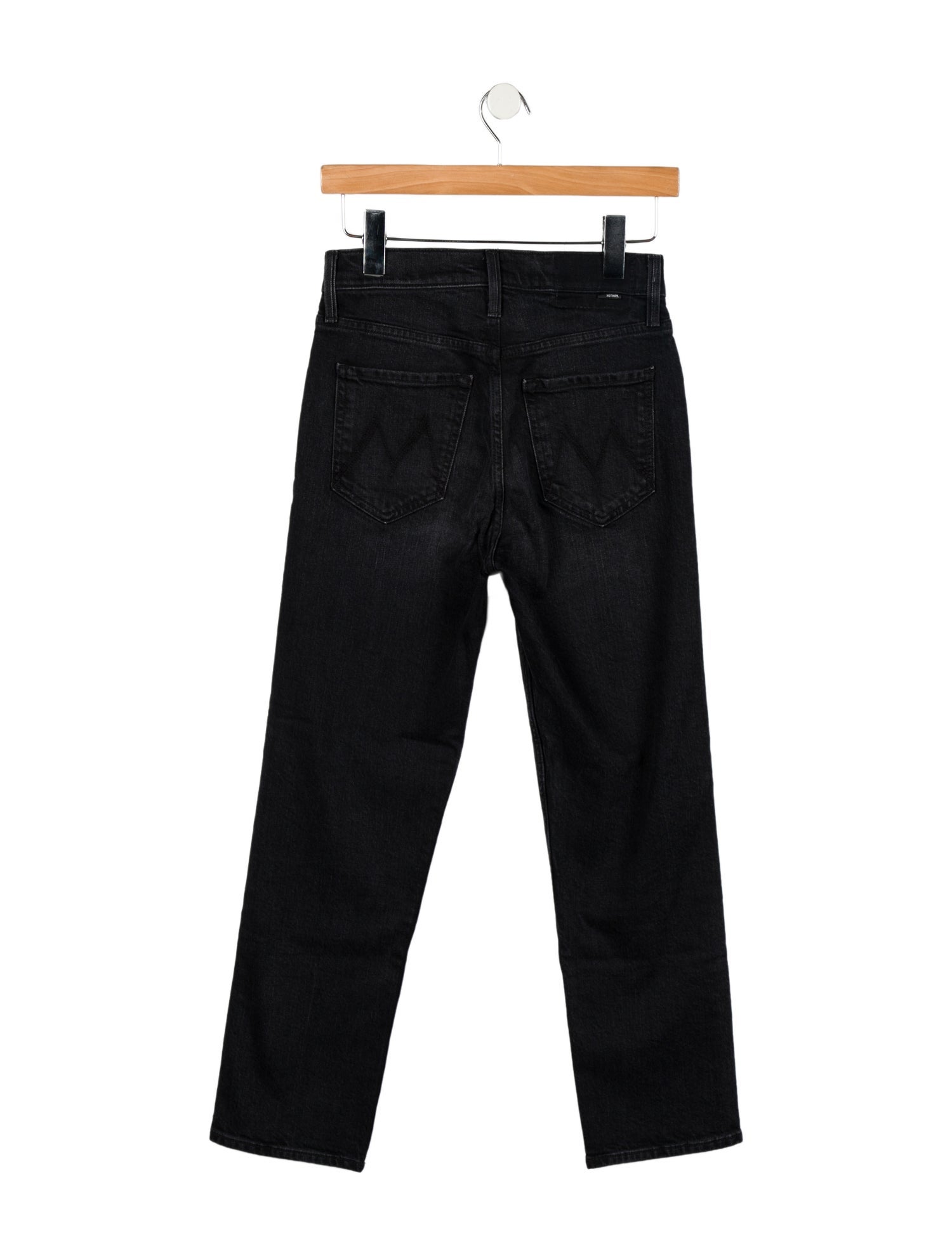 Mother Mid-Rise Straight Leg Jeans