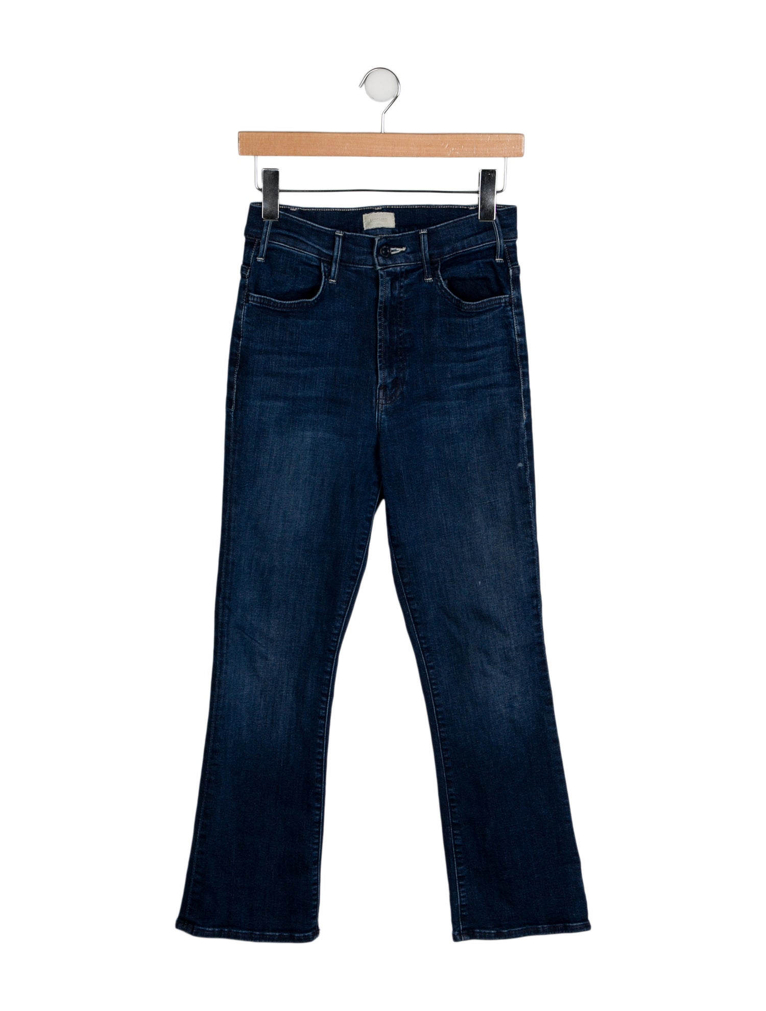 Mother Mid-Rise Straight Leg Jeans