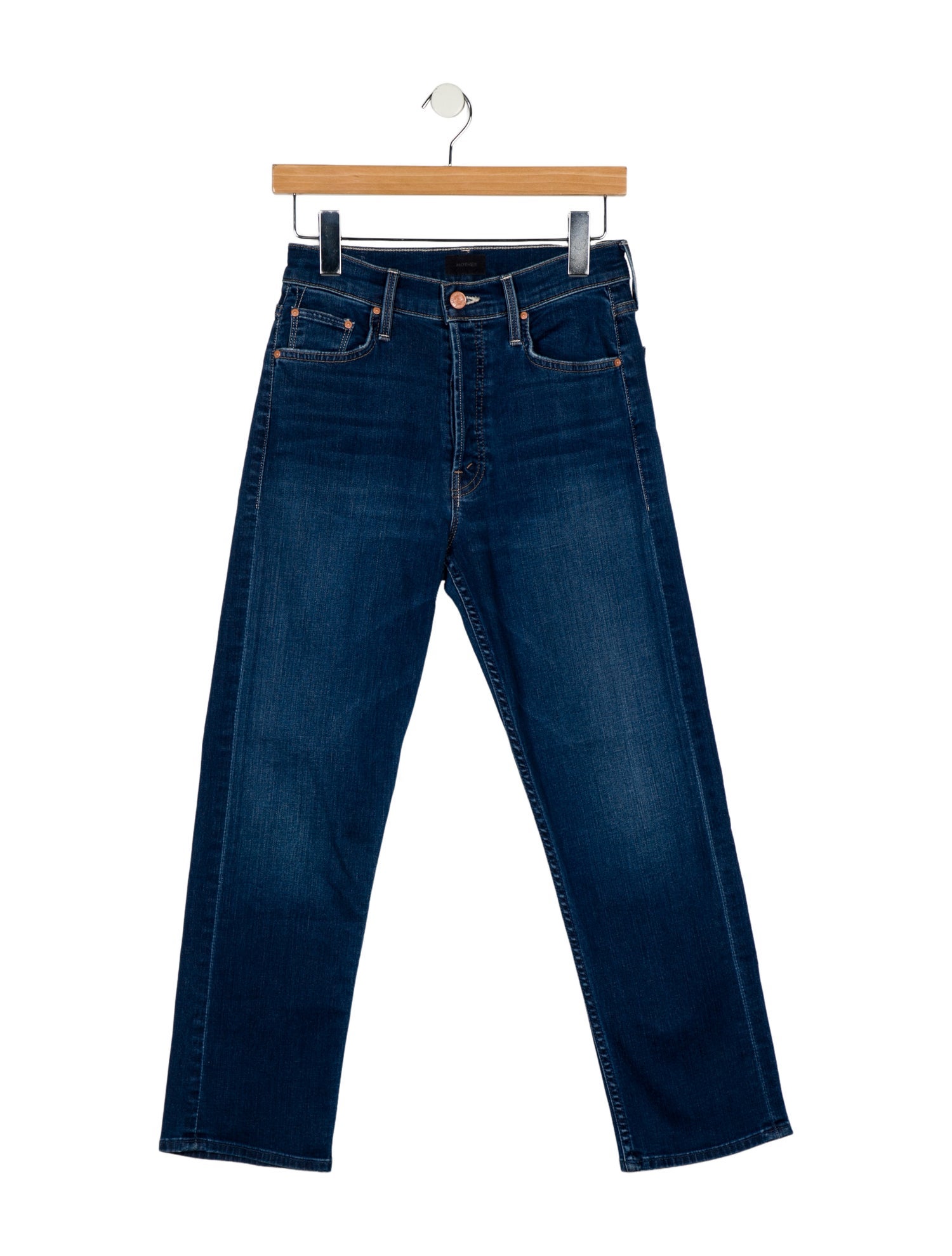 Mother High-Rise Straight Leg Jeans
