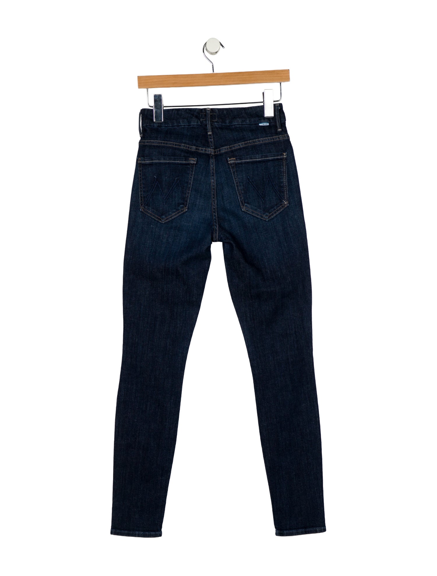 Mother Mid-Rise Skinny Leg Jeans