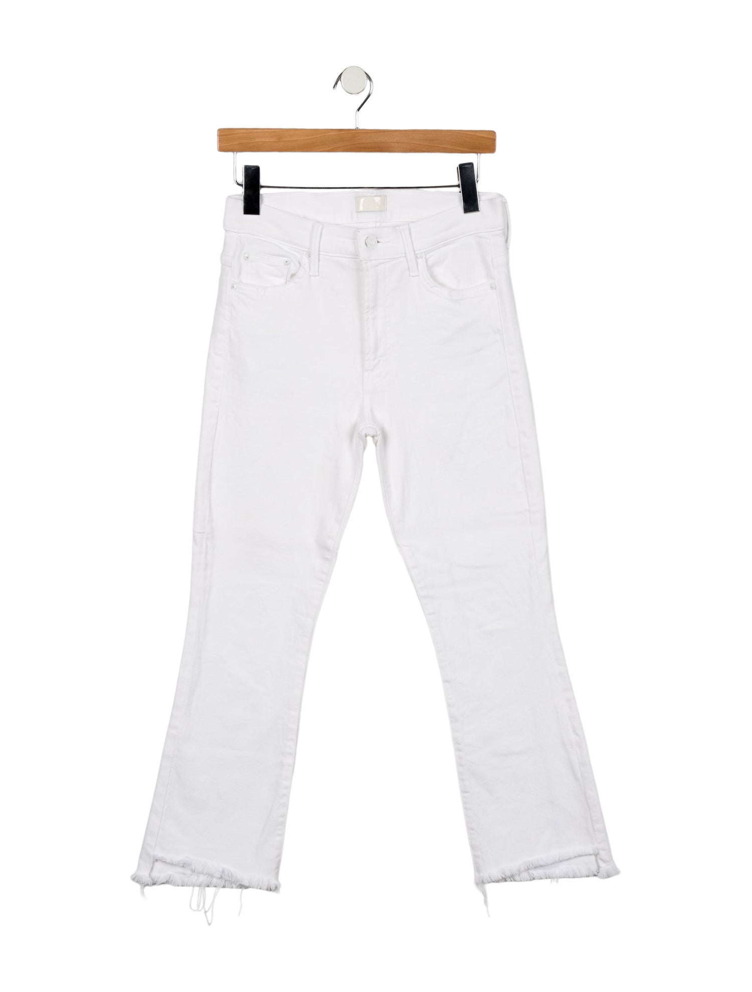Mother Mid-Rise Straight Leg Jeans