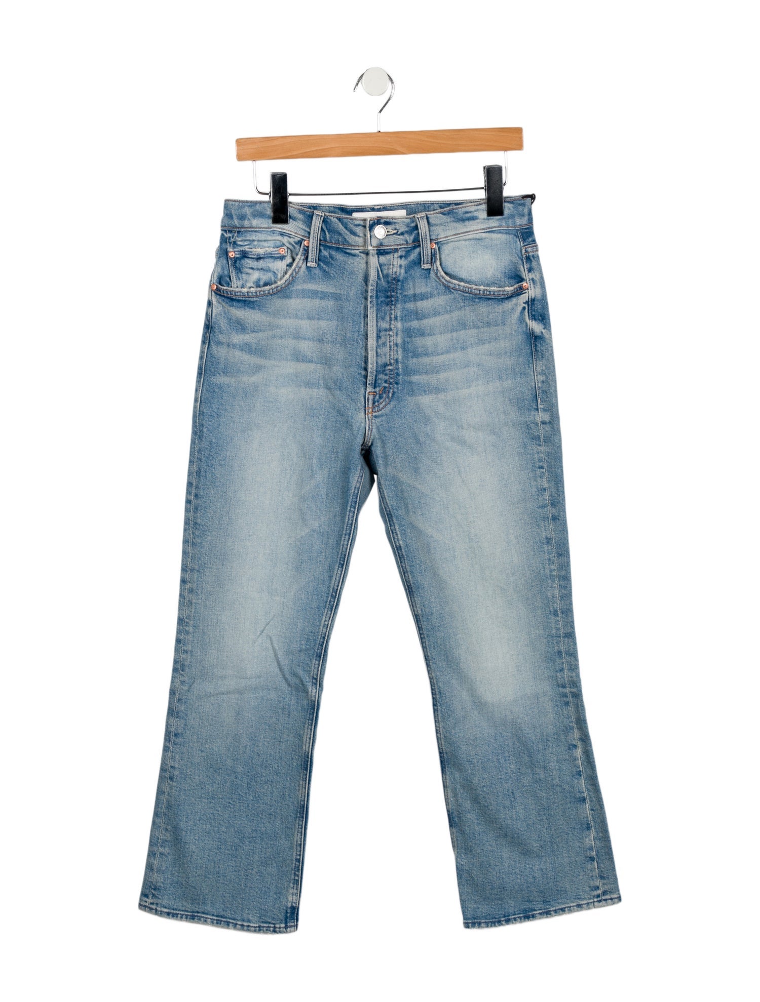 Mother High-Rise Straight Leg Jeans