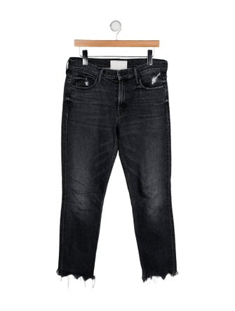 Mother High-Rise Straight Leg Jeans