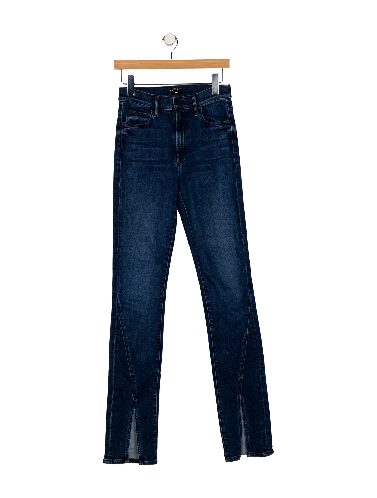 Mother Mid-Rise Straight Leg Jeans