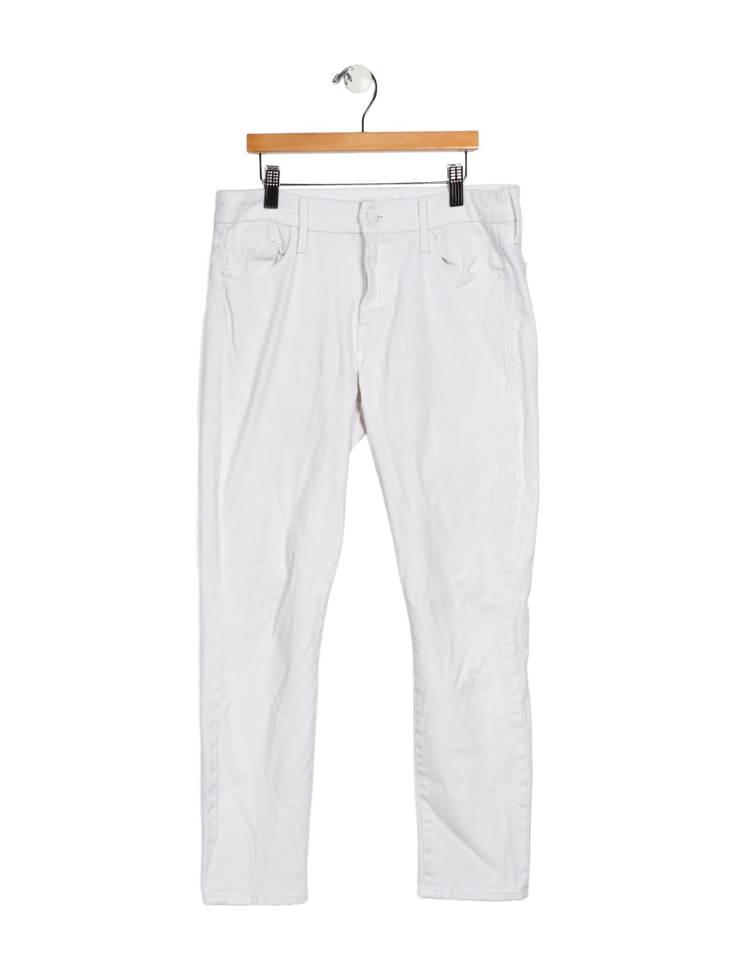 Mother Mid-Rise Skinny Leg Jeans