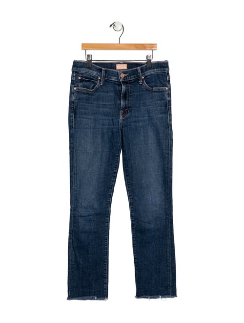 Mother Mid-Rise Straight Leg Jeans