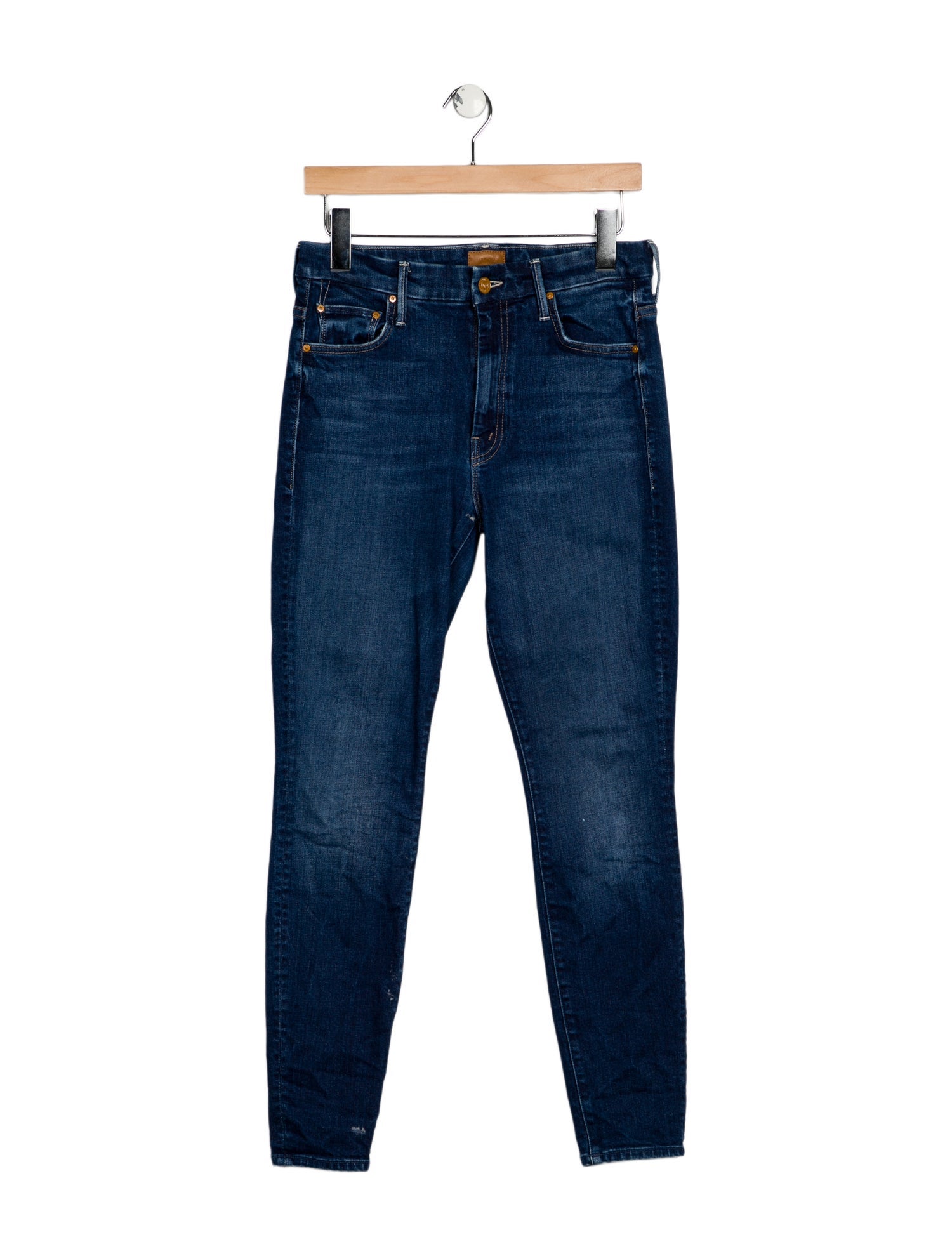 Mother Mid-Rise Skinny Leg Jeans