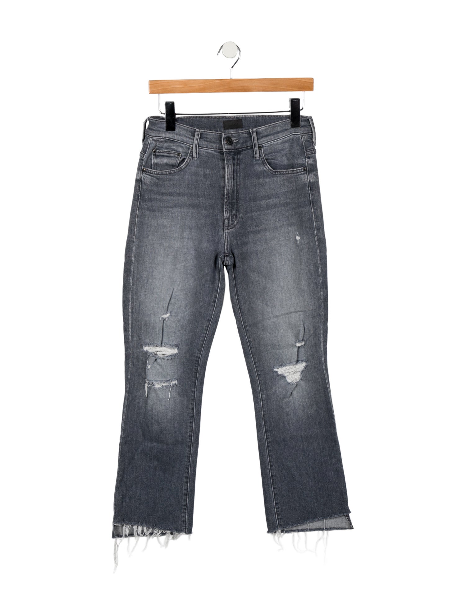 Mother Mid-Rise Straight Leg Jeans