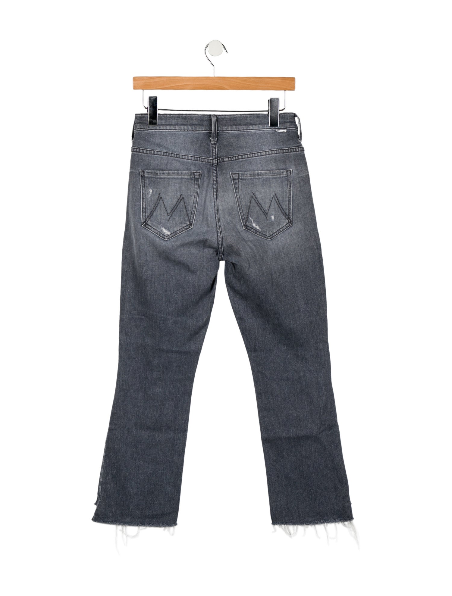 Mother Mid-Rise Straight Leg Jeans
