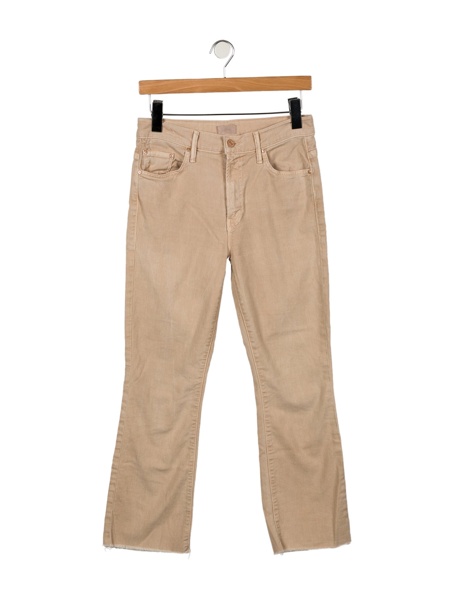 Mother Mid-Rise Straight Leg Jeans