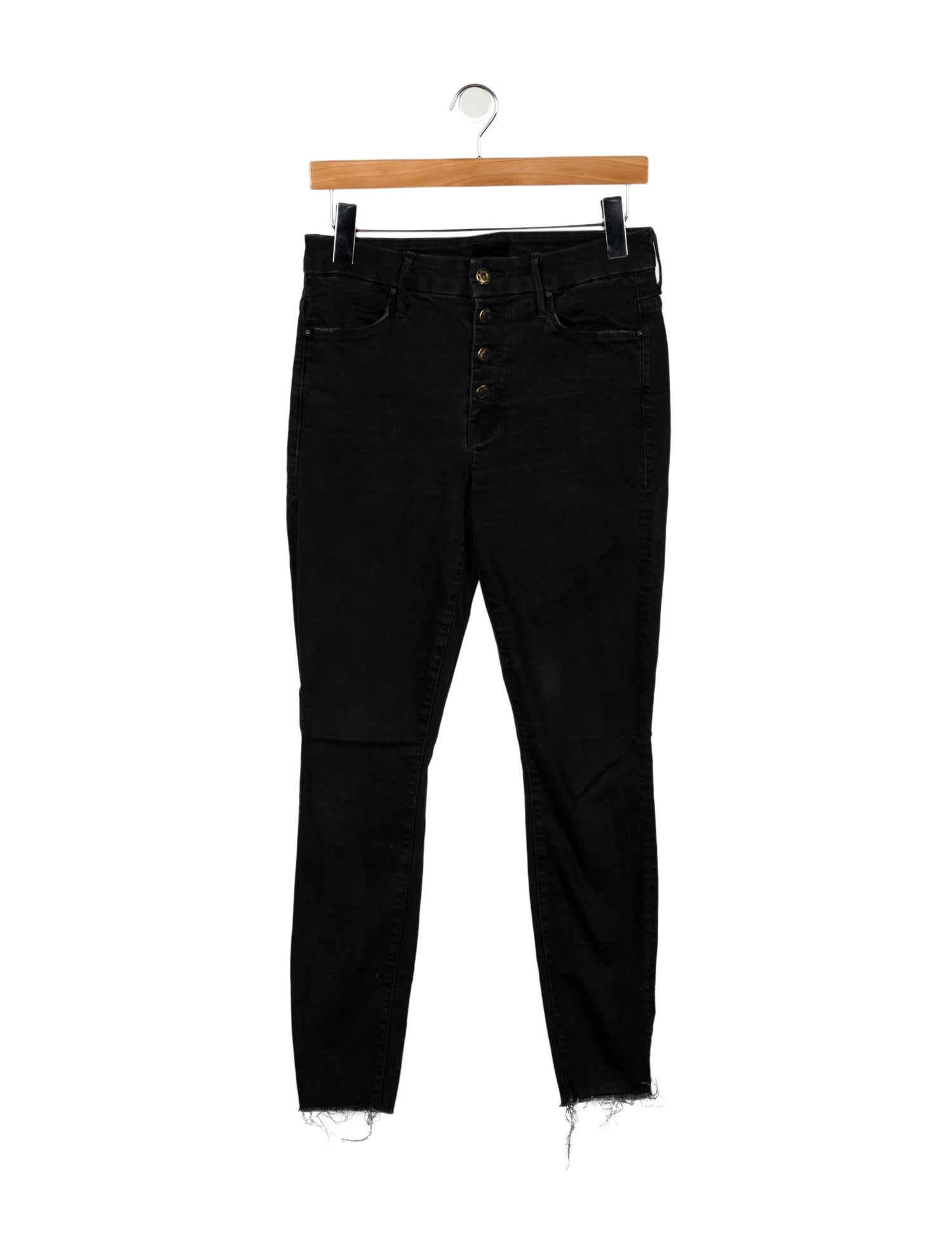 Mother Mid-Rise Skinny Leg Jeans