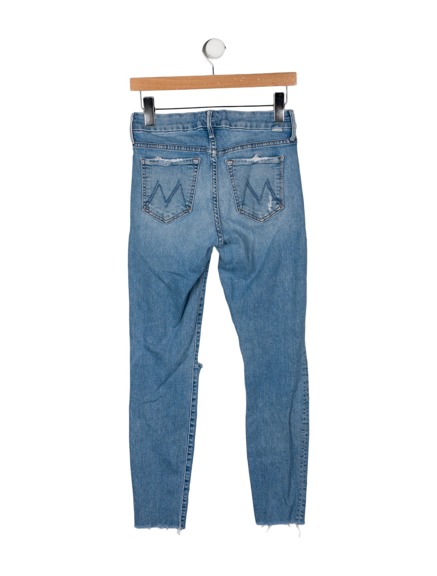 Mother Mid-Rise Skinny Leg Jeans