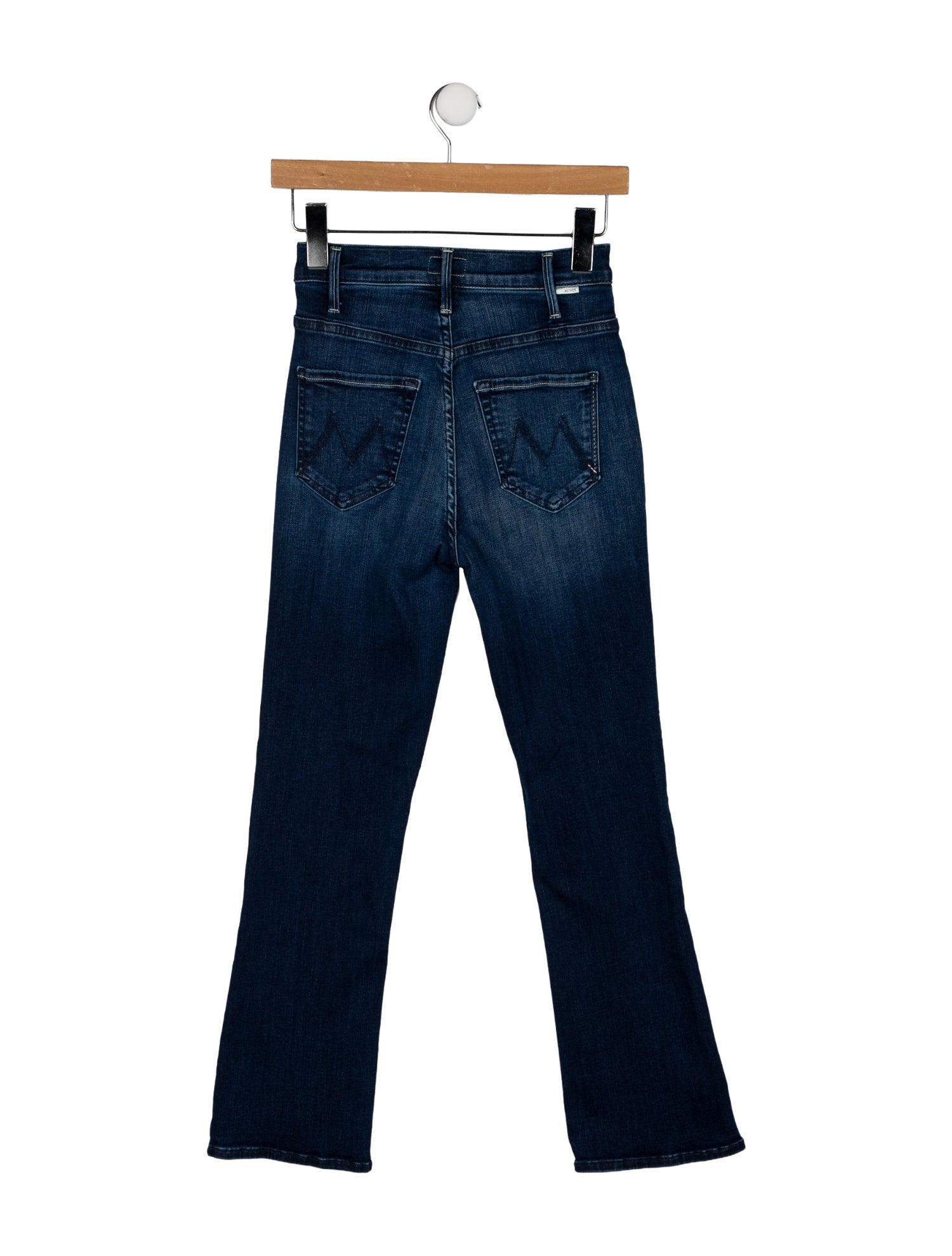 Mother Mid-Rise Straight Leg Jeans