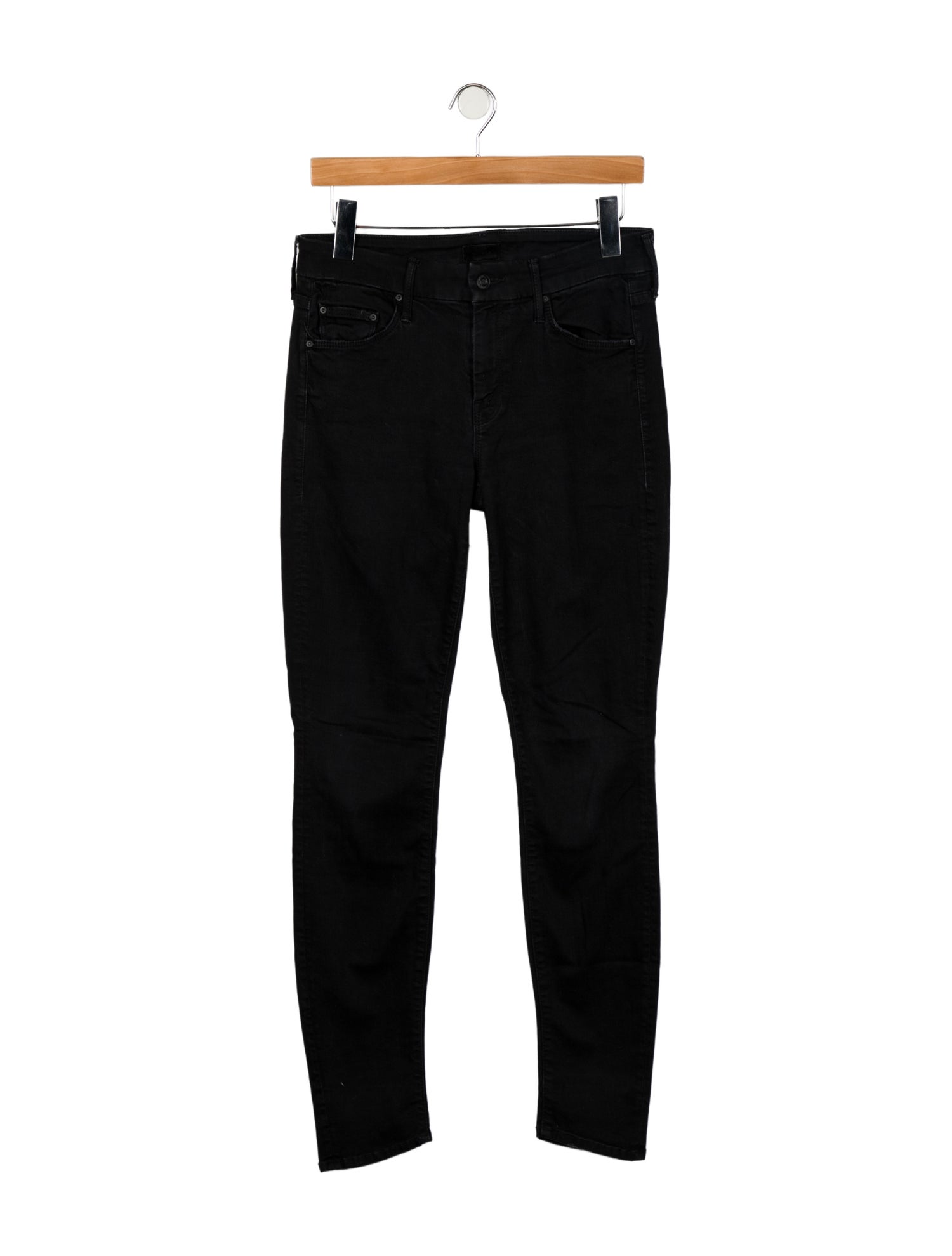 Mother Mid-Rise Skinny Leg Jeans