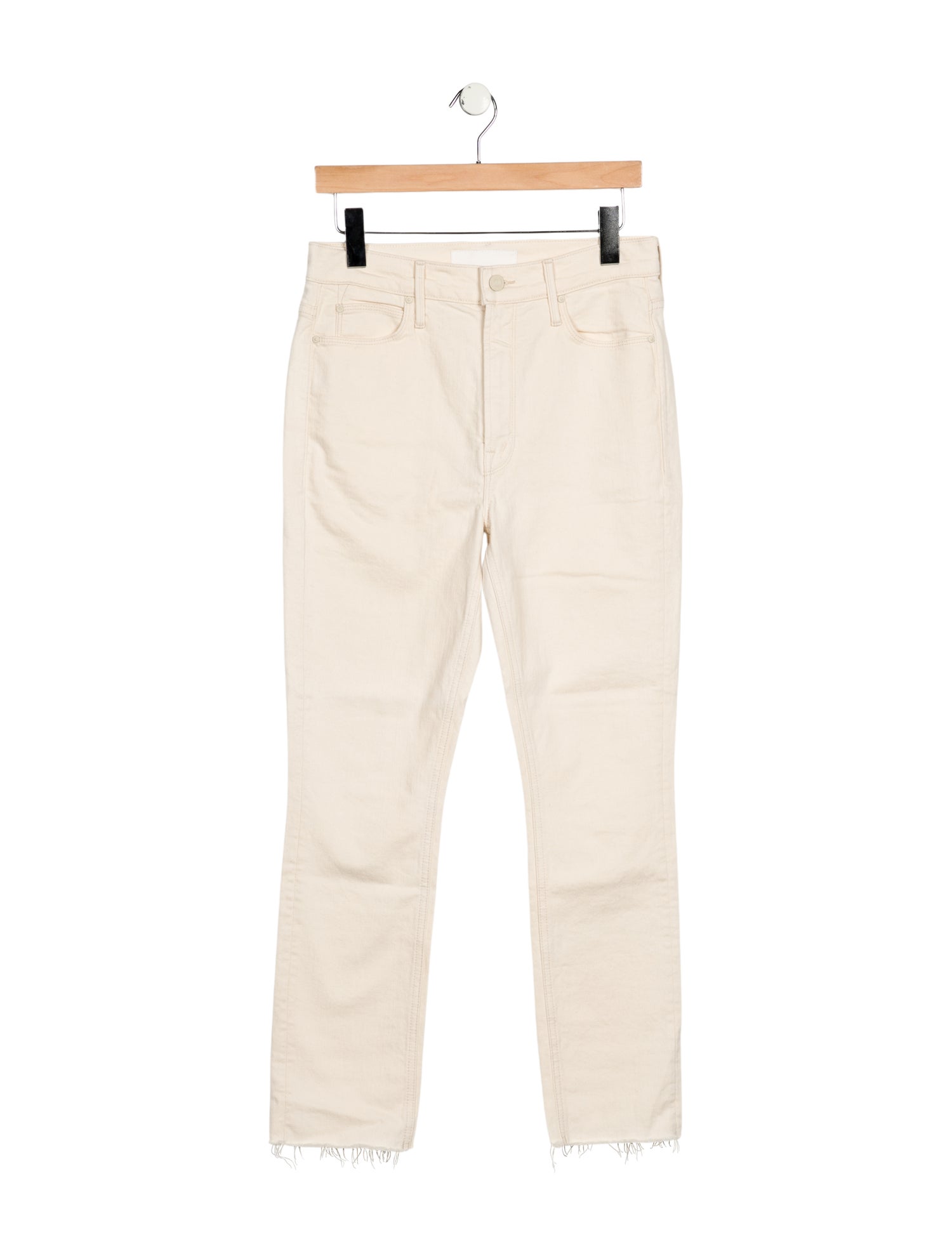 Mother Mid-Rise Straight Leg Jeans
