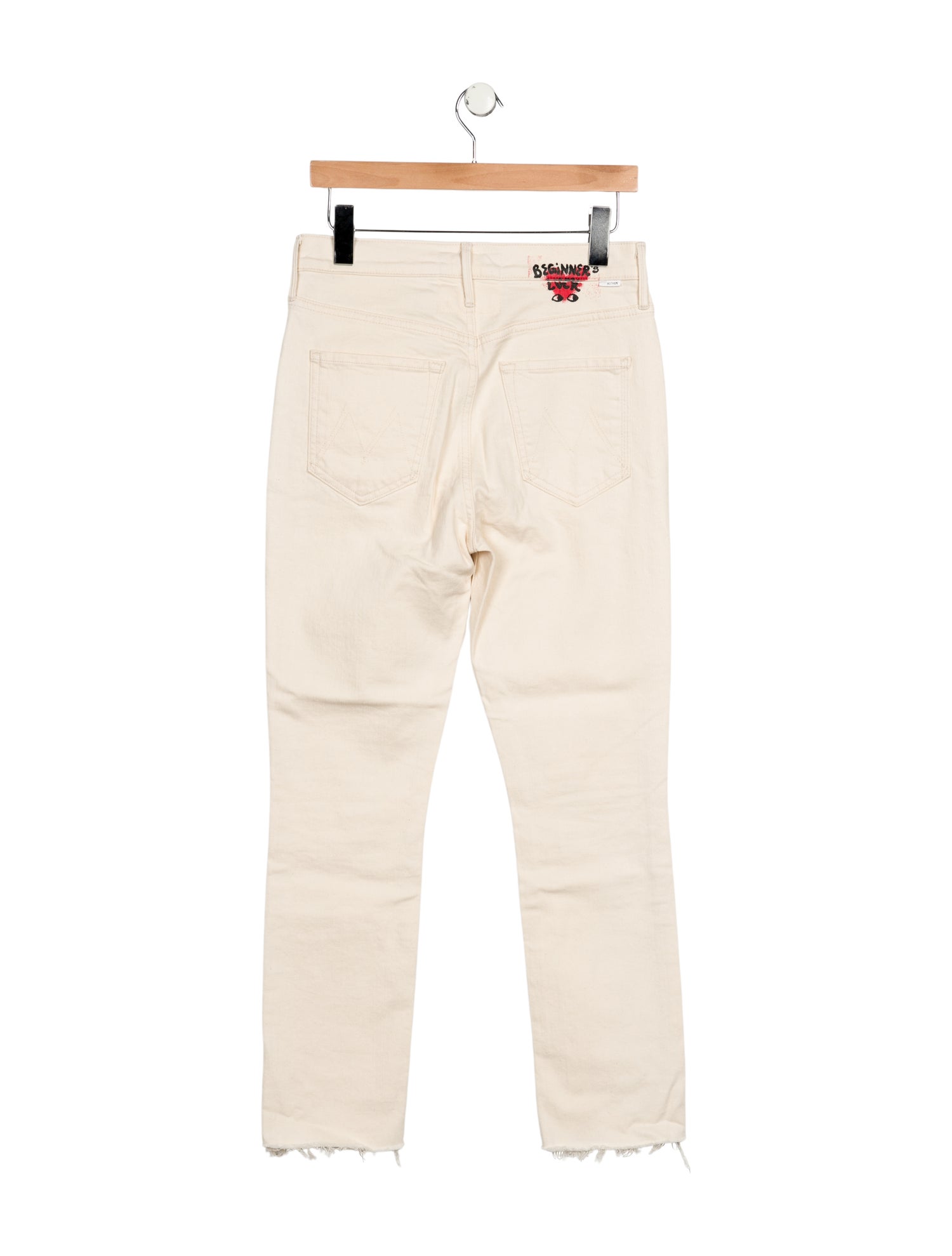 Mother Mid-Rise Straight Leg Jeans