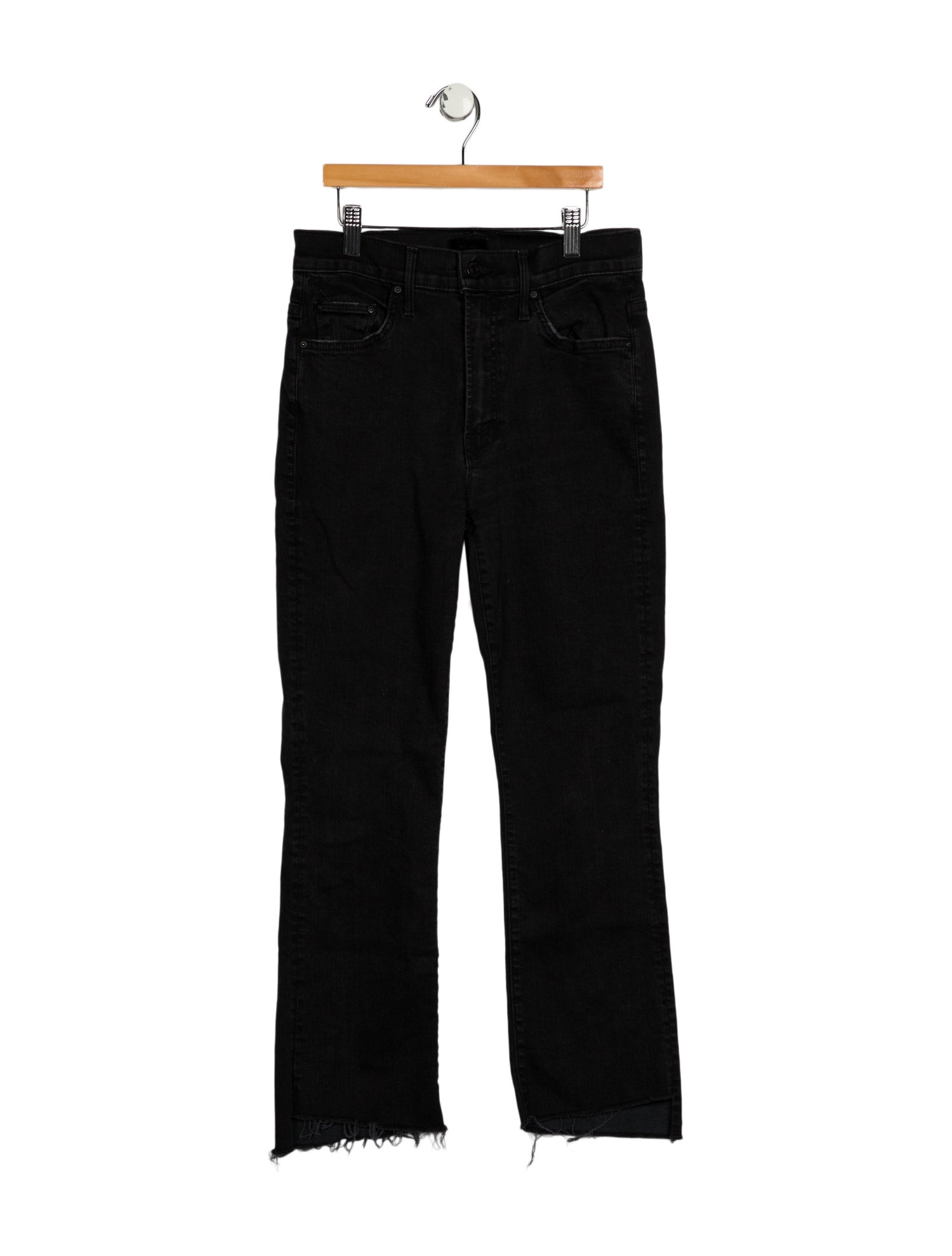 Mother Mid-Rise Straight Leg Jeans