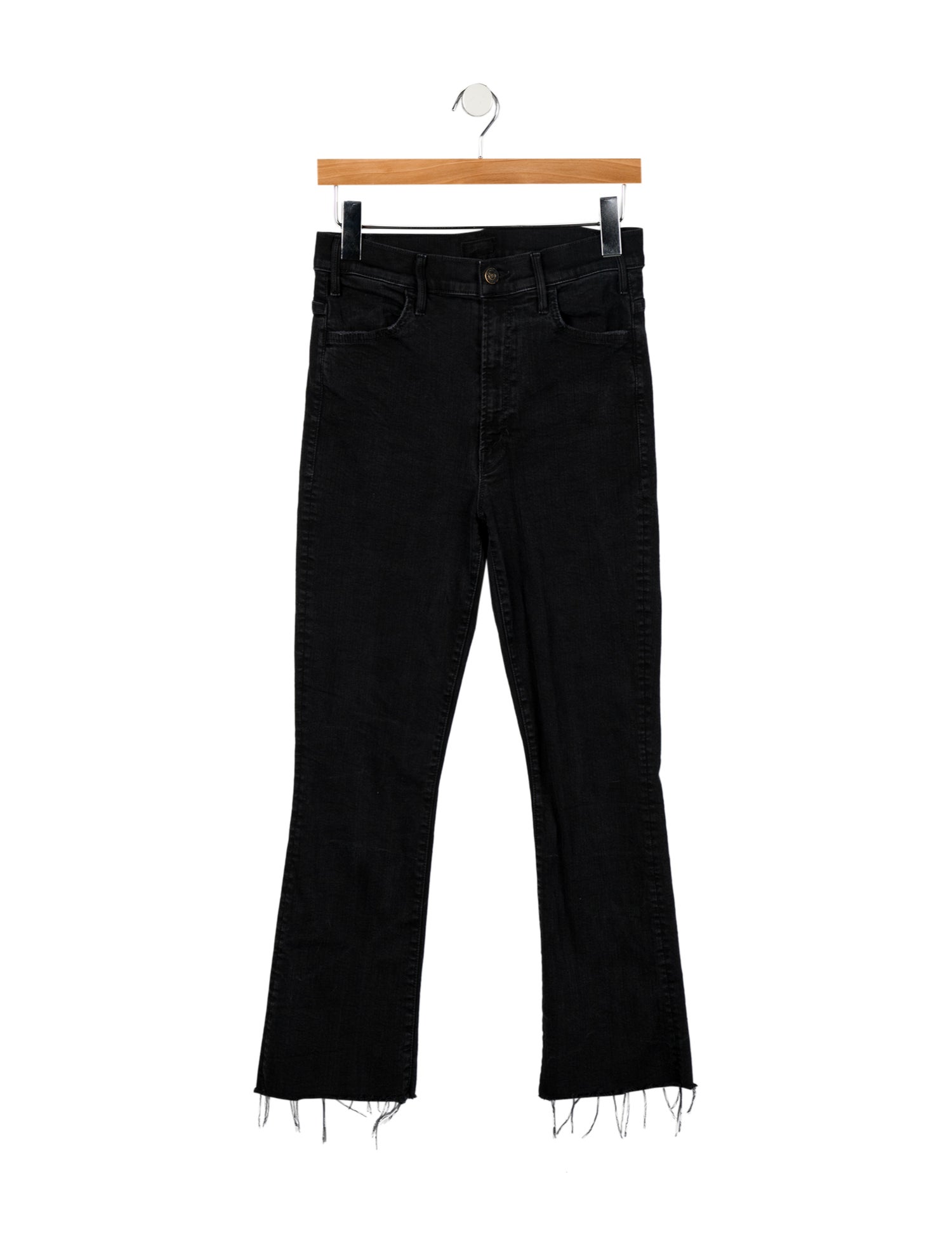 Mother Mid-Rise Straight Leg Jeans