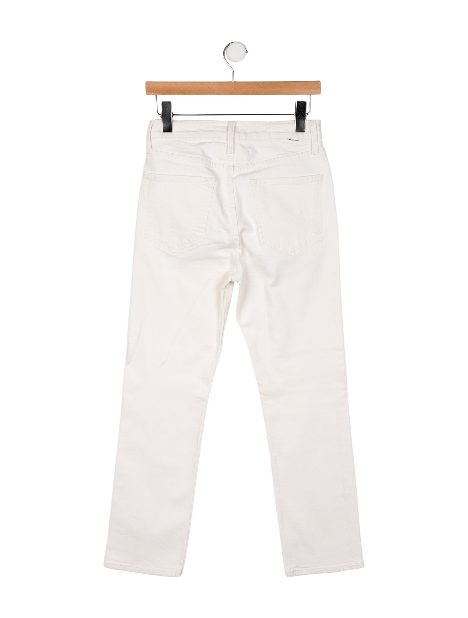 Mother High-Rise Straight Leg Jeans