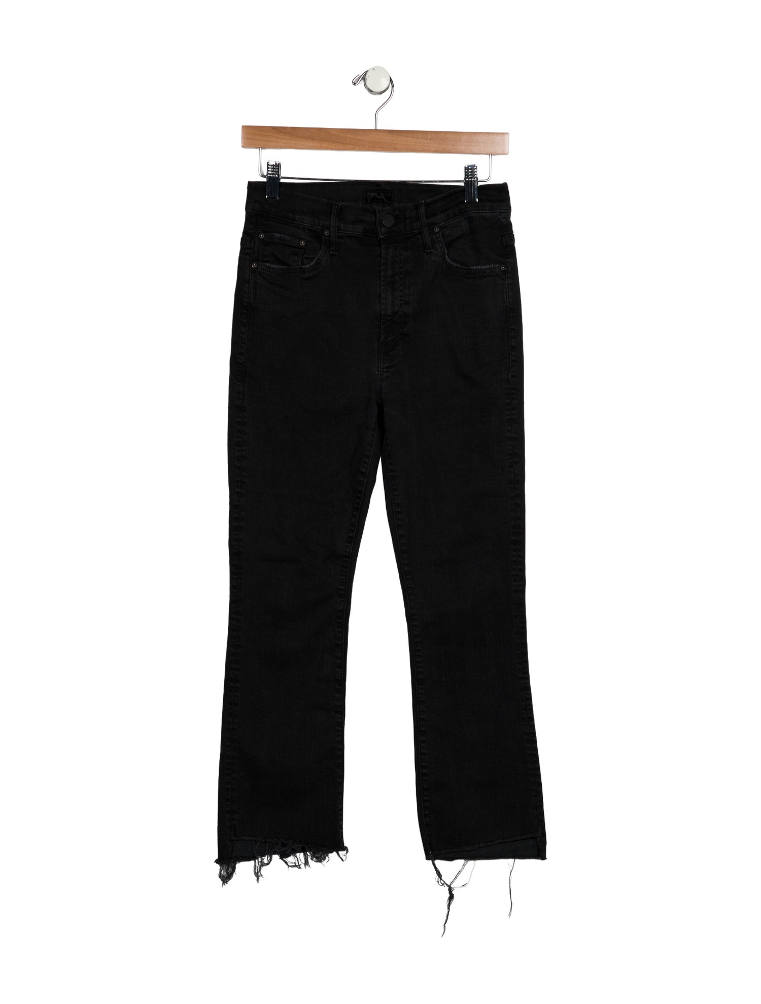 Mother Mid-Rise Straight Leg Jeans