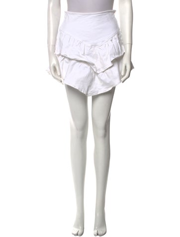 Mother Skirts Ruffle Embellishment Mini Skirt US 26 | S