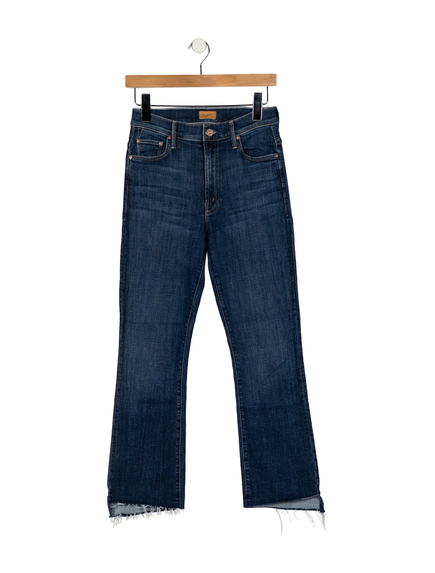 Mother Mid-Rise Straight Leg Jeans