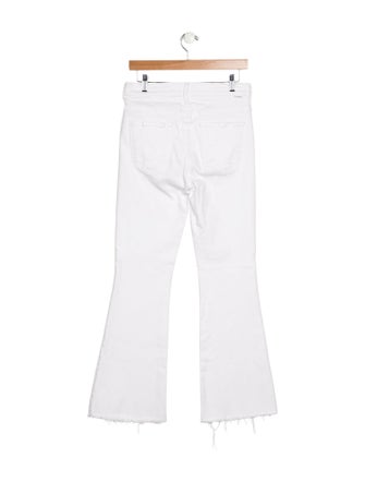 Mother Mid-Rise Wide Leg Jeans