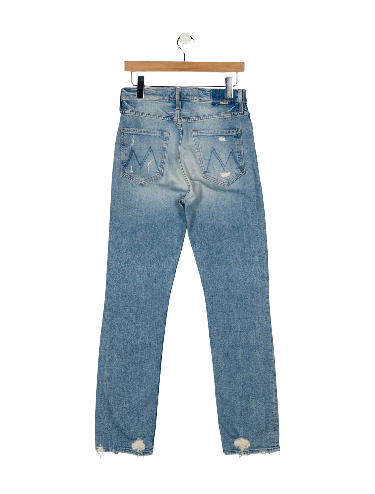Mother High-Rise Straight Leg Jeans