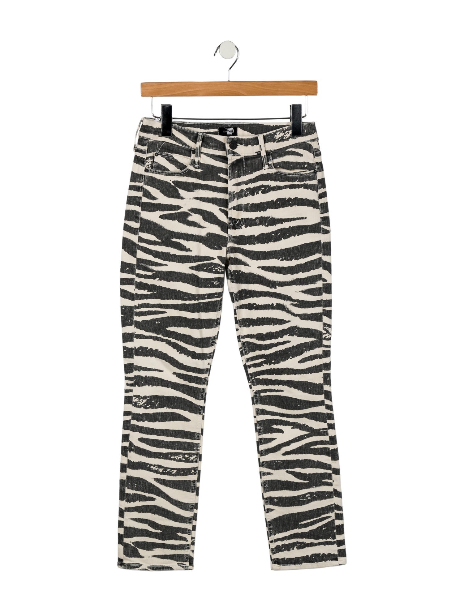 Mother Mid-Rise Straight Leg Jeans