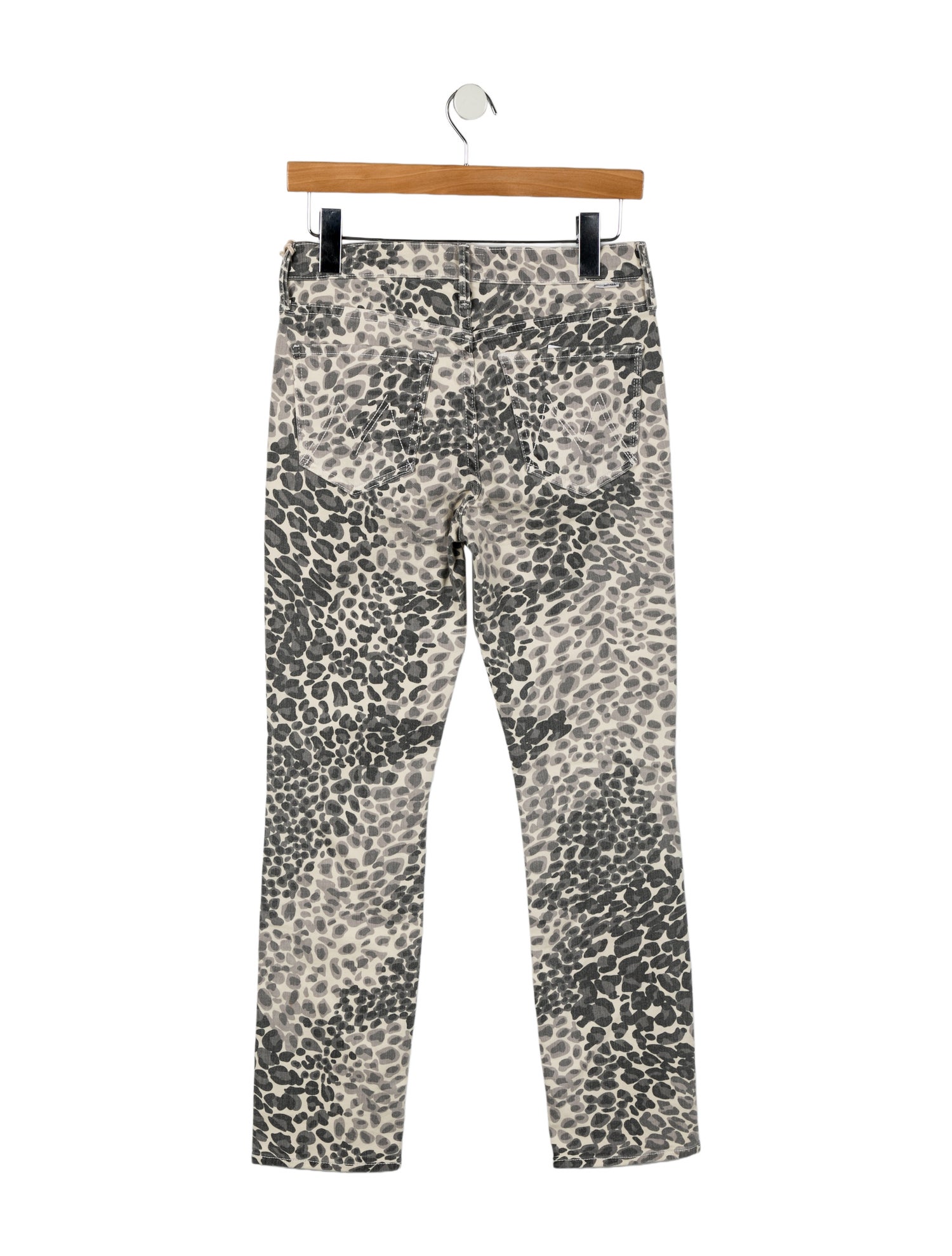 Mother Mid-Rise Straight Leg Jeans