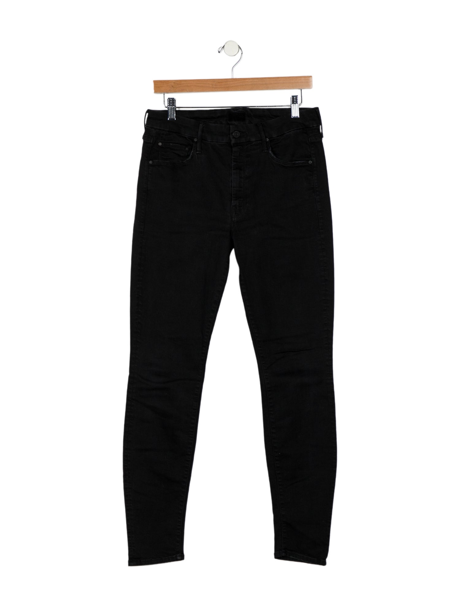 Mother Mid-Rise Skinny Leg Jeans