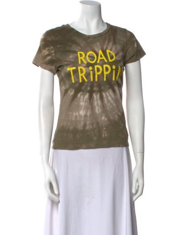 Mother Tops Graphic Print Crew Neck T-Shirt S