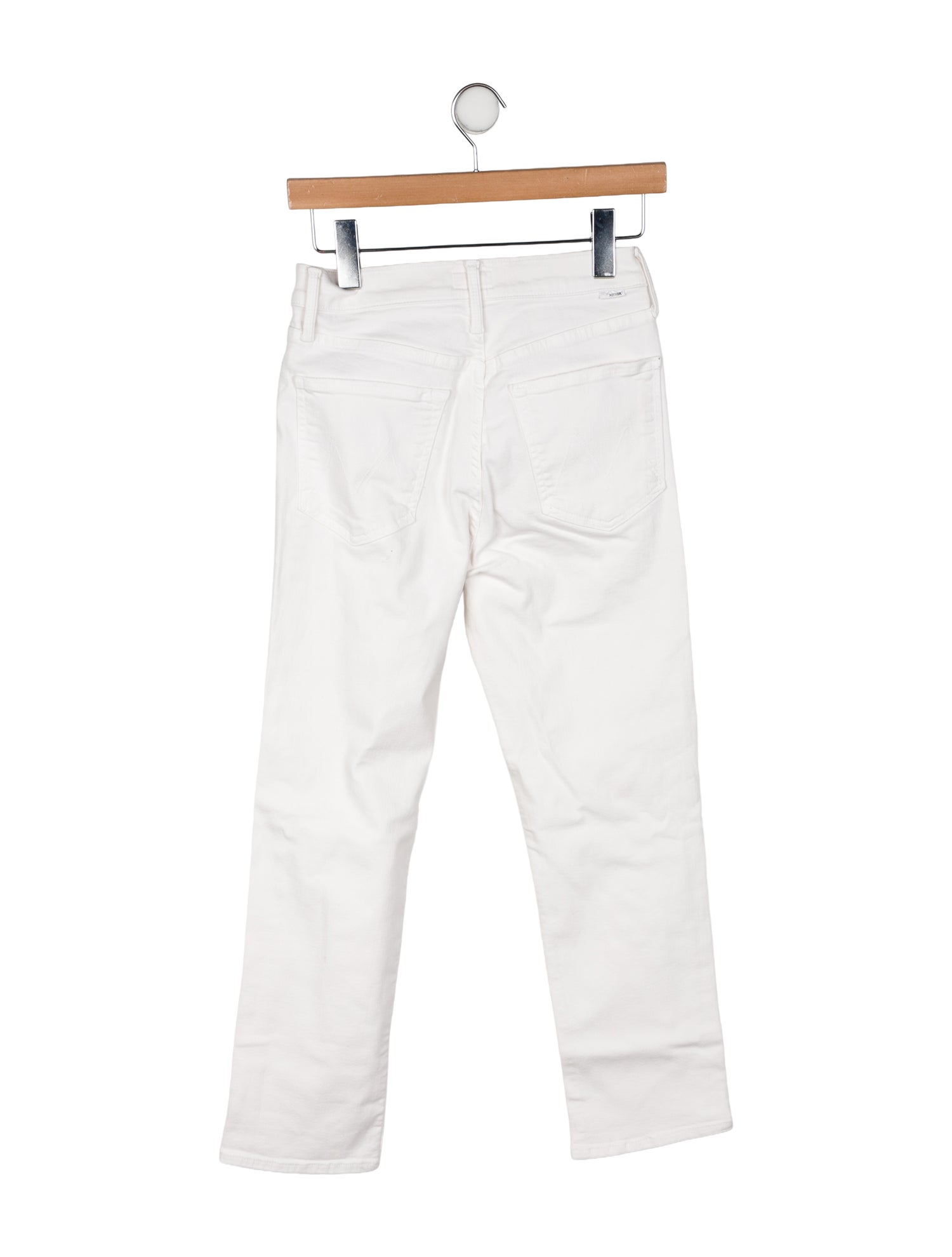 Mother Mid-Rise Straight Leg Jeans