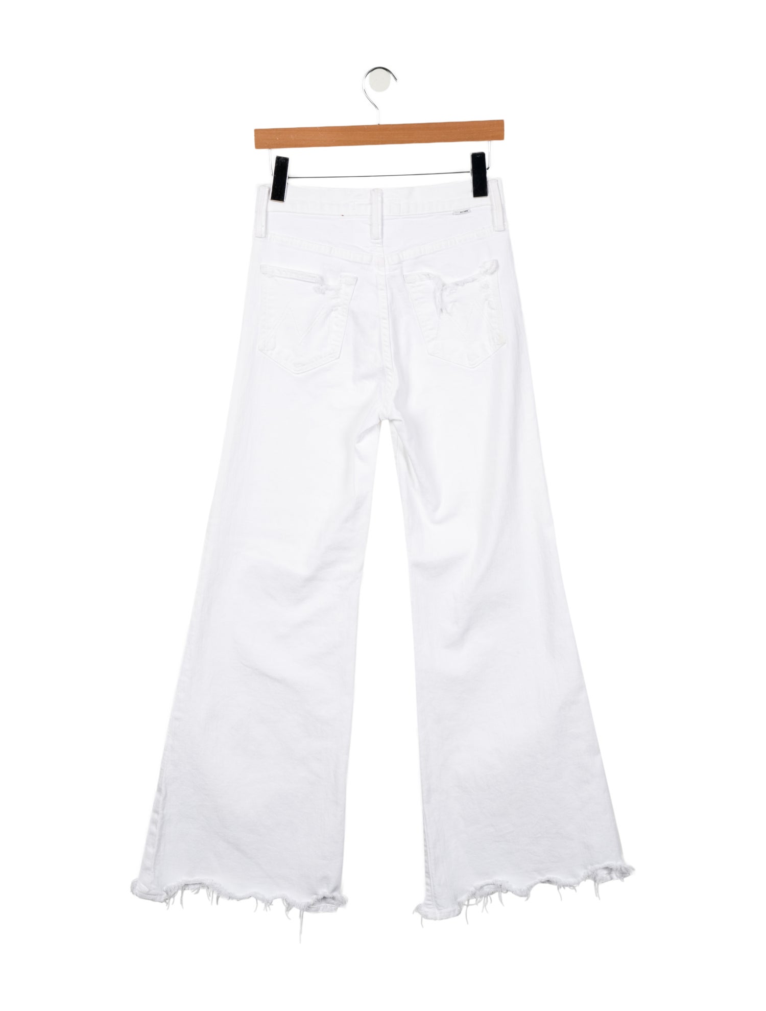 Mother Mid-Rise Wide Leg Jeans