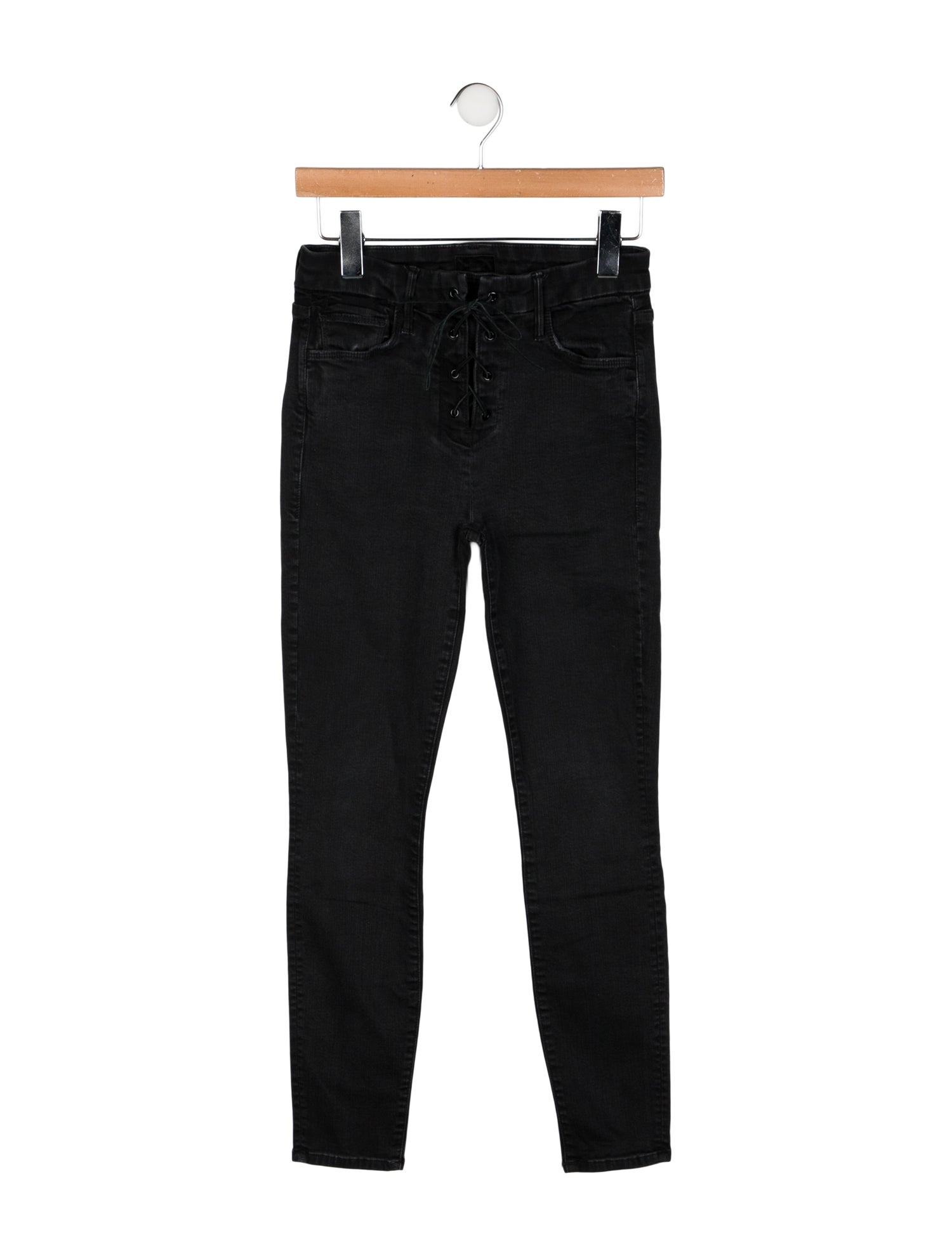 Mother Mid-Rise Skinny Leg Jeans
