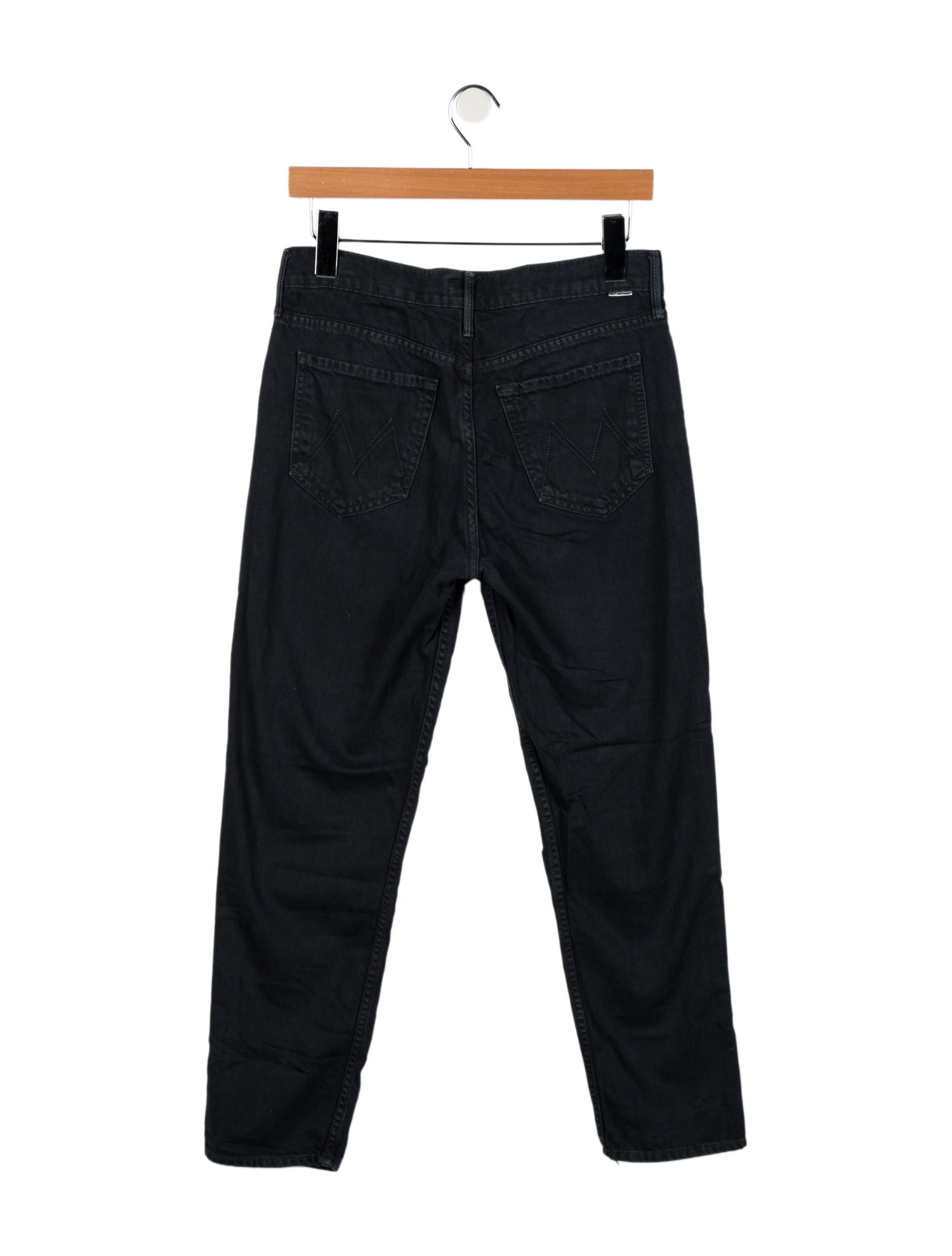 Mother Mid-Rise Straight Leg Jeans
