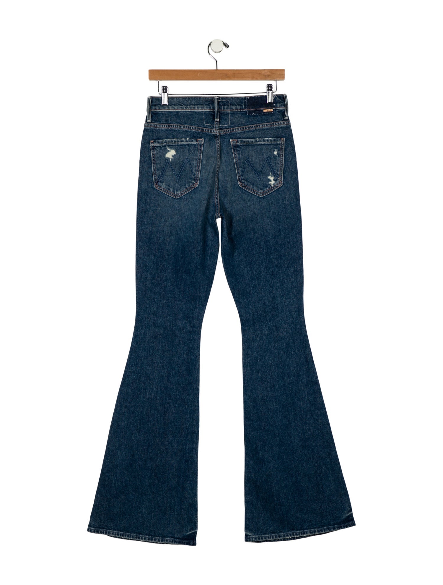 Mother Mid-Rise Wide Leg Jeans