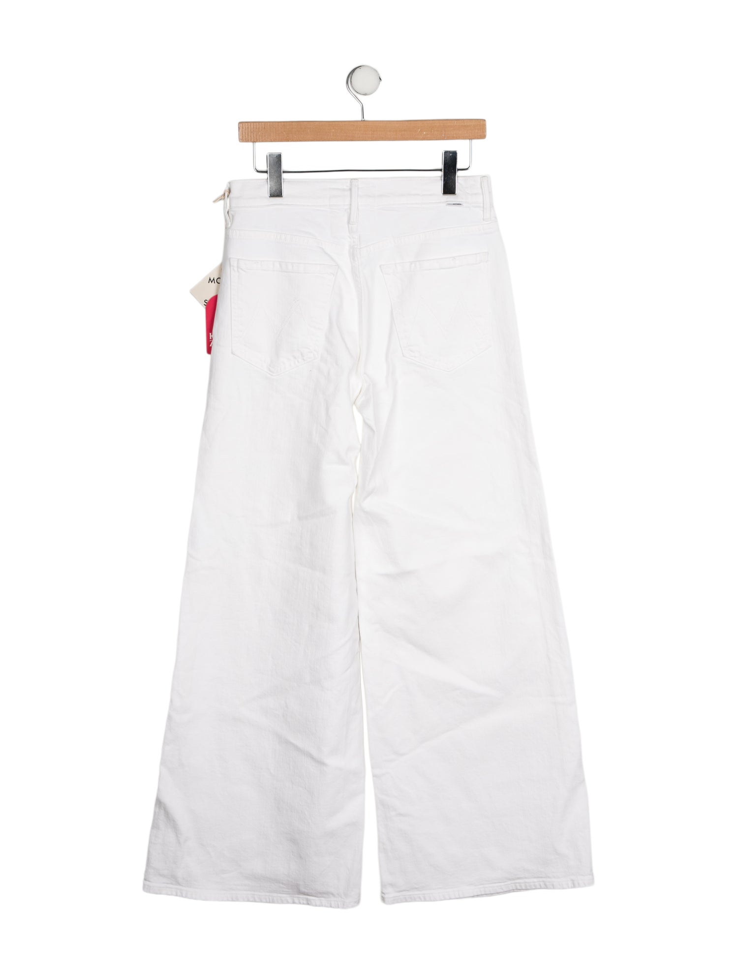 Mother Mid-Rise Wide Leg Jeans