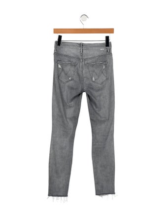 Mother Mid-Rise Skinny Leg Jeans