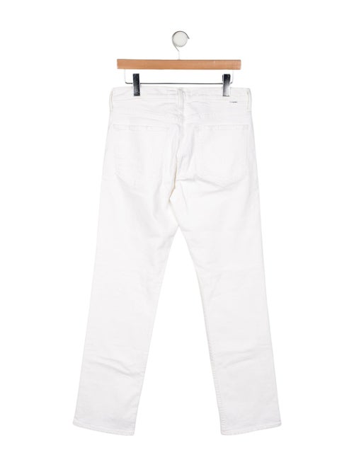 Mother Mid-Rise Straight Leg Jeans