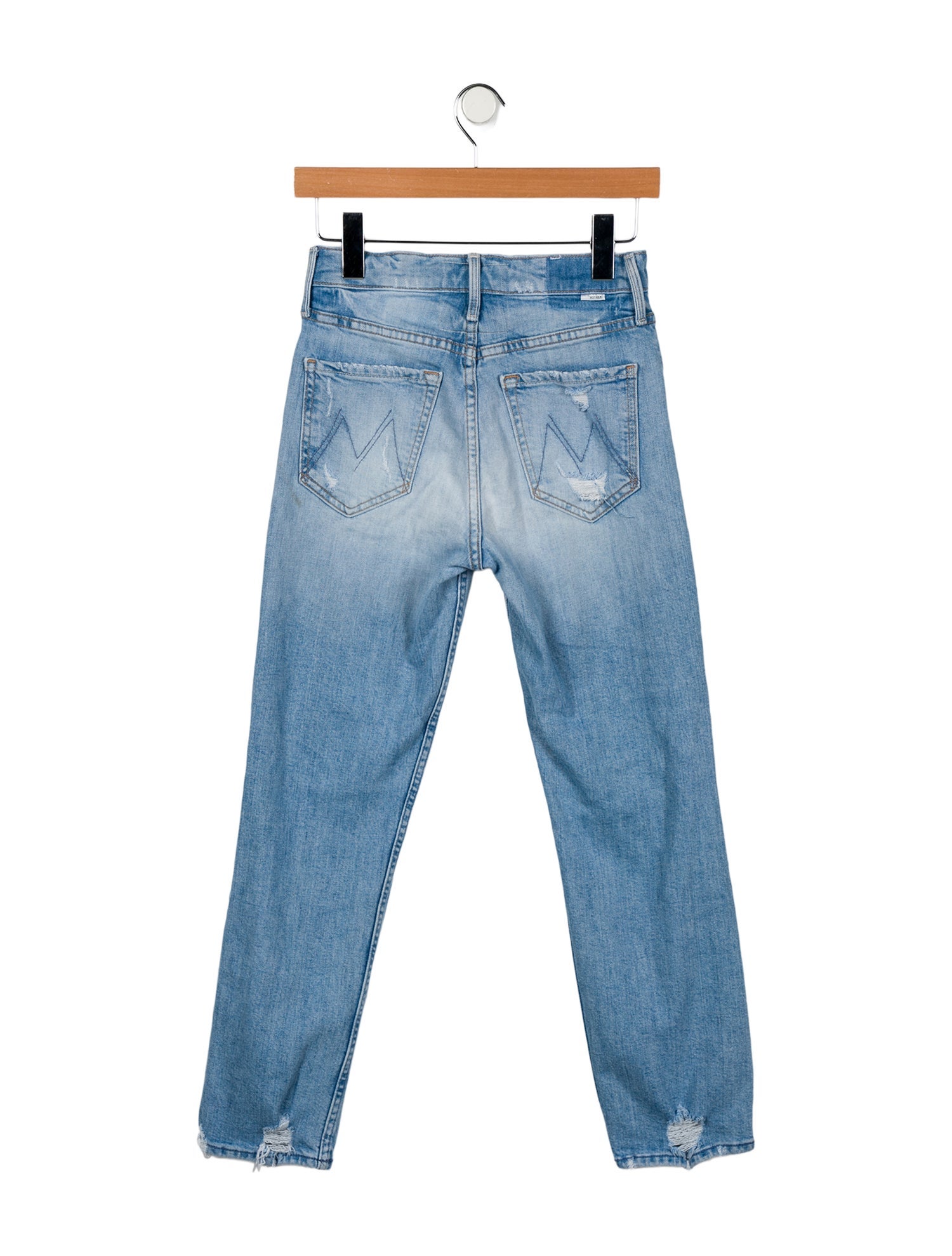 Mother Mid-Rise Skinny Leg Jeans