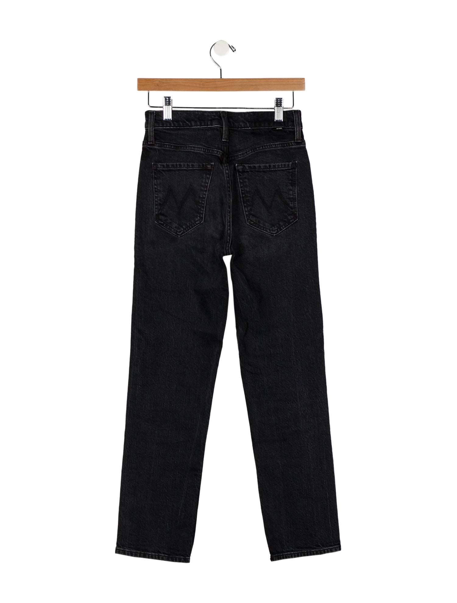 Mother Mid-Rise Straight Leg Jeans