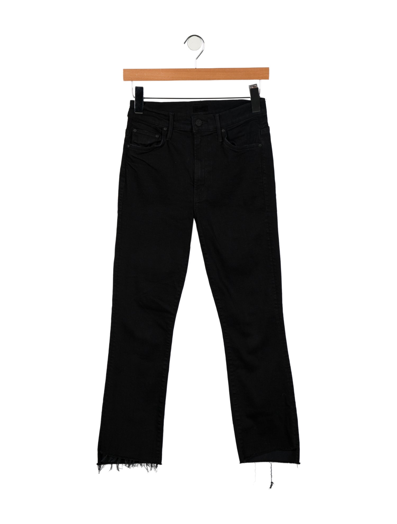 Mother Mid-Rise Straight Leg Jeans