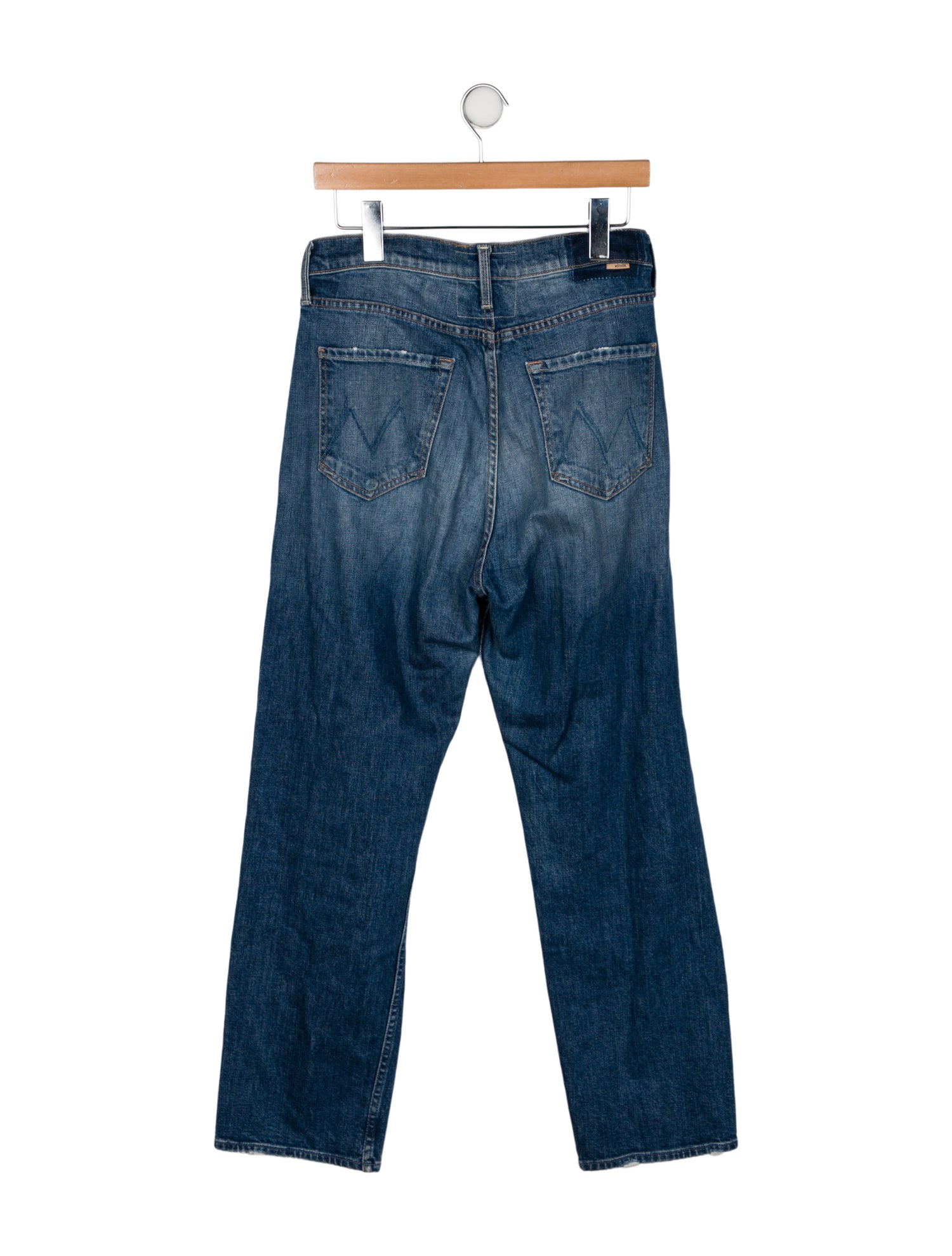 Mother High-Rise Straight Leg Jeans