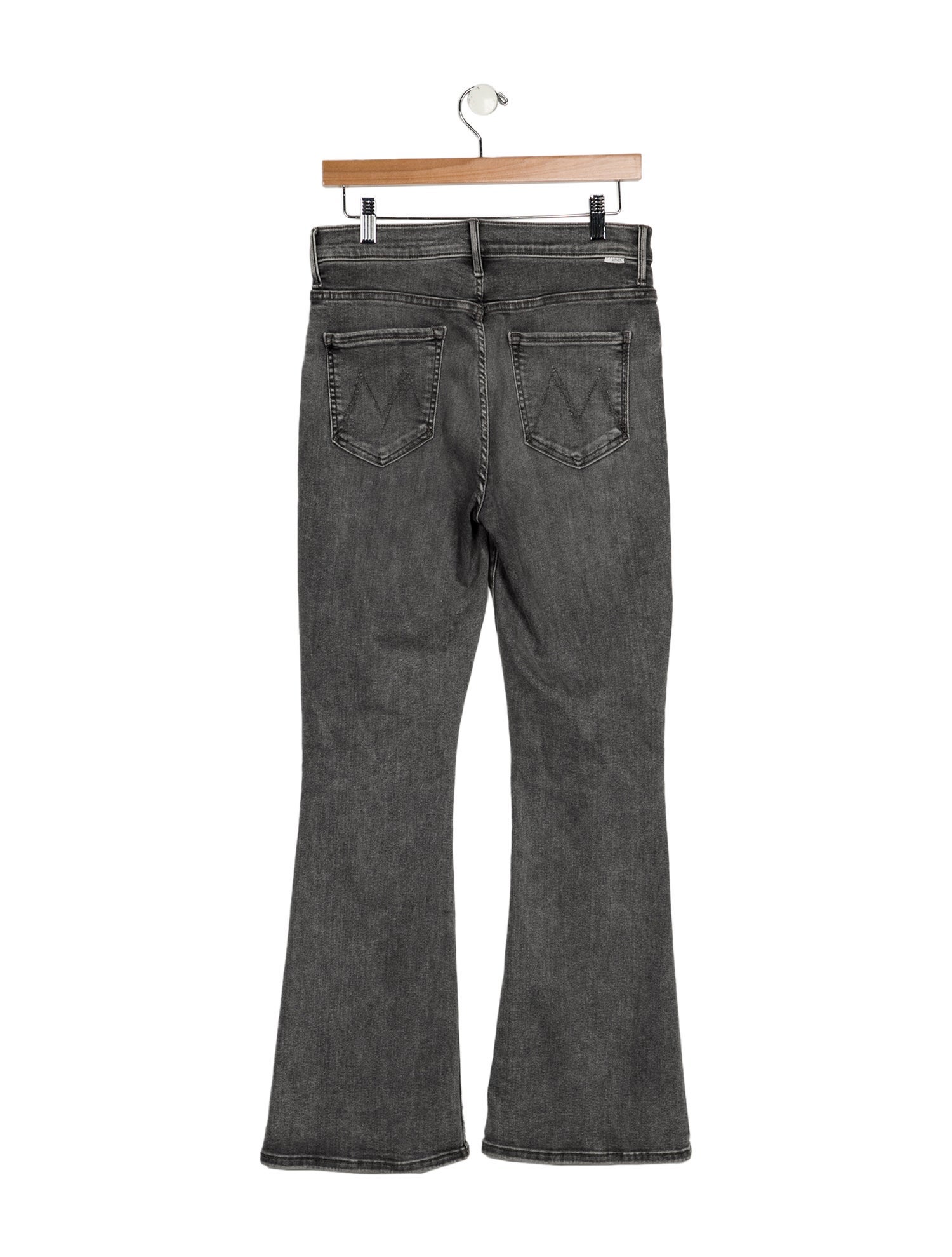 Mother Mid-Rise Wide Leg Jeans
