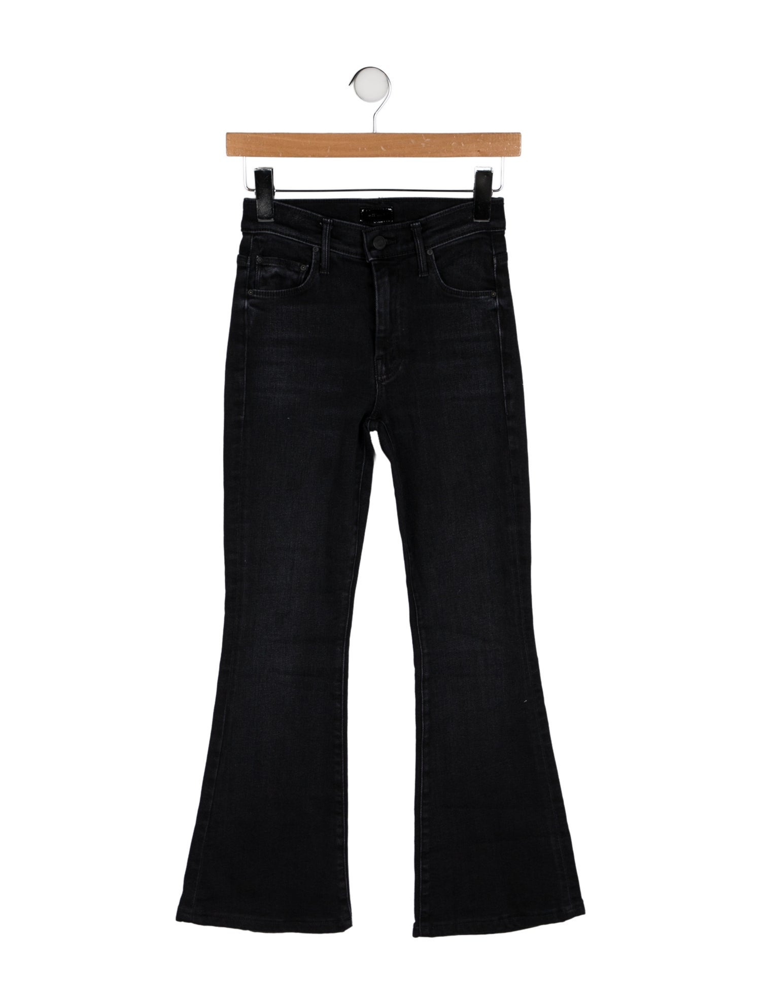 Mother Mid-Rise Wide Leg Jeans