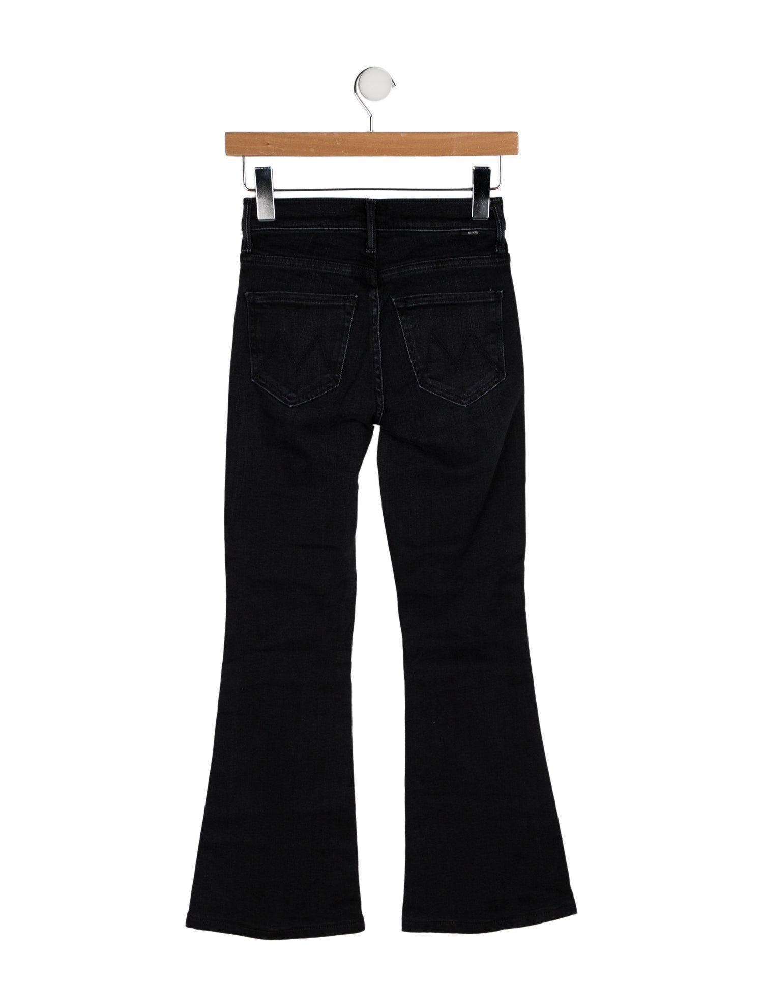 Mother Mid-Rise Wide Leg Jeans
